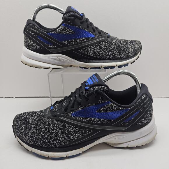 Brooks Launch 4 Anthracite Black White Running Shoes Men’s Size 8.5M 1102441D037 - Picture 1 of 10